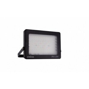 LED reflektor, 20 W, RGBW, čierny, vonkajší, IP65, s diaľkovým ovládaním