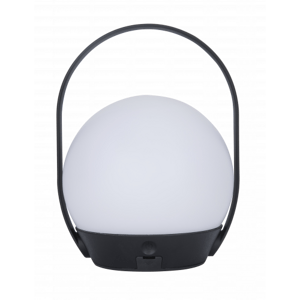 LED svietdilo , prenosné , stolná, 3.3W , RGB , CCT , stmievateľné , čierne , vnútorné/vonkajšiei , IP54 , LUTEC CONNECT , CARDI