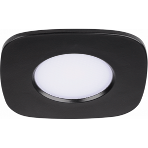 LED svietidlo , bodovka , RGB , CCT , stmievateľné , zapustené , štvorcové , čierne , 7.7W , IP65 , LUTEC CONNECT , RINA