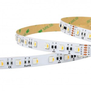 MARATHON LED pás, s prúdovým generátorom IC, 24 Volt DC, 5050, 60 LED/m, 11 W/m, RGBW, W = neutrálna biela, 550 lm/m.