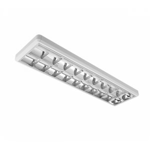 Svietidlo so žiarivkou T8 LED, stropné, vonkajšia stena, 2 x 120 cm, 2 x 18W, prírodná biela, ELMARK, LENA