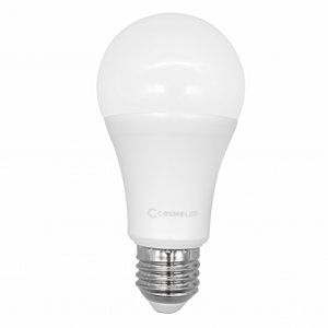 LED lampa, žiarovka, objímka E27, 15W, teplá biela, A60, COSMOLED