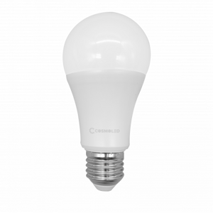 LED lampa, žiarovka, objímka E27, 17W, studená biela, A60, COSMOLED