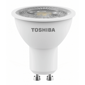 LED svietidlo , žiarovka, bodovka ,  GU10 pätica , 4 Watt , 38° , studená biela , TOSHIBA , 5 rokov záruky