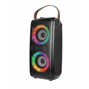 RGB Bluetooth reproduktor , párty reproduktor s LED osvetlením, 2 x 10 watt , USB , nabíjateľný, 34 x 15 cm