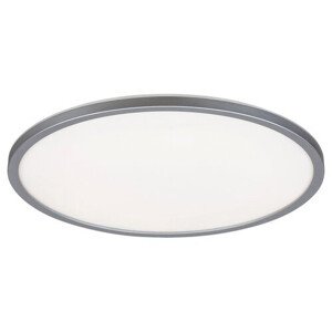LED svietidlo, stropné, 41,5 cm, 22W, stmievateľné, RGB, kruhové, strieborné, Rábalux, RASMUS