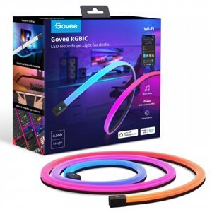 Herné stolné LED osvetlenie, RGB + IC (digitálne), 2 m, Wi-Fi & Bluetooth, GOVEE