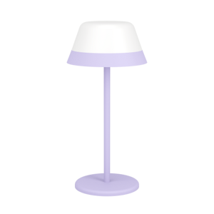 LED lampa, stolná, prenosná, fialová, zaoblená, dotykový spínač, stmievačná, 2v1, RGB+WW, IP54, EGLO, MEGGIANO