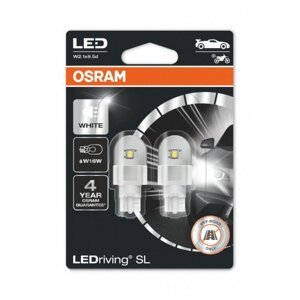LED svetlo, žiarovka, autožiarovka, smerovacie svetlo/blinkr, 2-balistický balík, W16W, 2,9 W, studená biela, Plug&Play, OSRAM LEDriving, HL Easy