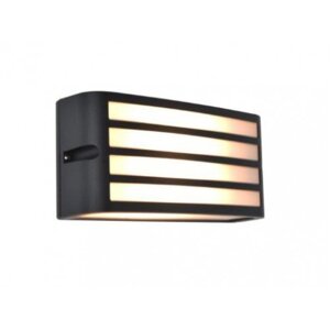 LED svietidlo, stropné, bočné, s päticou E27, tmavosivé, vonkajšie, s ochranou IP44, so 5-ročnou zárukou, LUTEC, ZEBRA