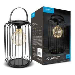 LED svietidlo, stolová lampa, solárne napájaná, zavesiaca, 42 cm, teplá biela, IP44, Modee.