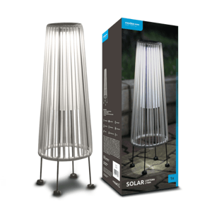 LED svietidlo, stojací lampa, solárne napájanie, 48 cm, studená biela, IP44, Modee