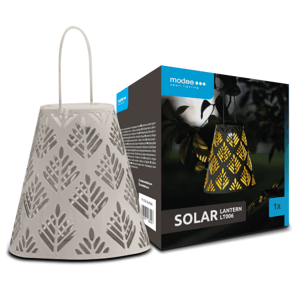 LED svietidlo, stolová lampa, solárne napájanie, zavesiteľné, 16,5 cm, teplá biela, IP44, Modee