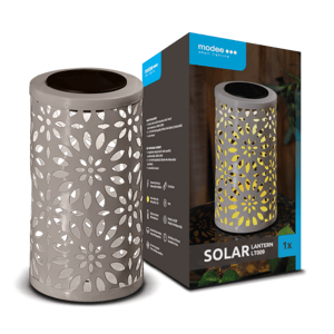 LED svietidlo, stolná lampa, solárne napájanie, zavesiteľné, 18 cm, teplá biela, IP44, Modee
