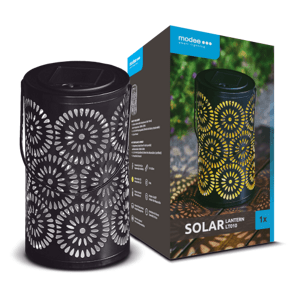 LED svietidlo, stolová lampa, solárne napájané, zavesiteľné, 20 cm, teplá biela, IP44, Modee