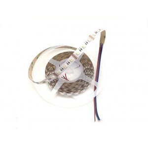 LED pásik , 5050 , 60 led/m , 19,2 W/m , RGBW , 4in1 chip , 12 mm , W = prirodzená biela