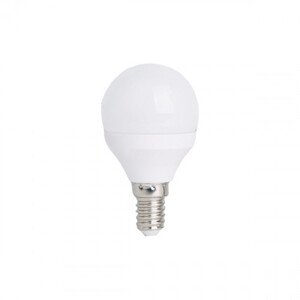 LED žiarovka , hruška , pätica E14 , 4 ,5 W , 180° , studená biela ,